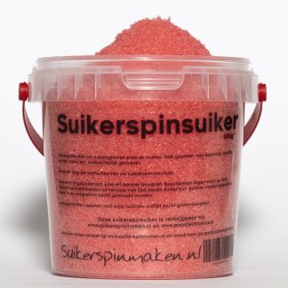 Suikerspinsuiker roze (aardbeiensmaak)