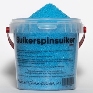 Suikerspinsuiker - lichtblauw - tropical