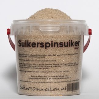 Suikerspinsuiker - beige - hazelnootpasta