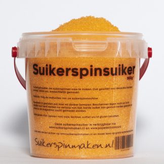 Suikerspinsuiker feloranje perzik