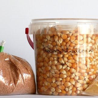 Popcornmais met speciaal suiker of zout