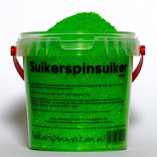 Suikerspinsuiker intensgroen pepermuntsmaak